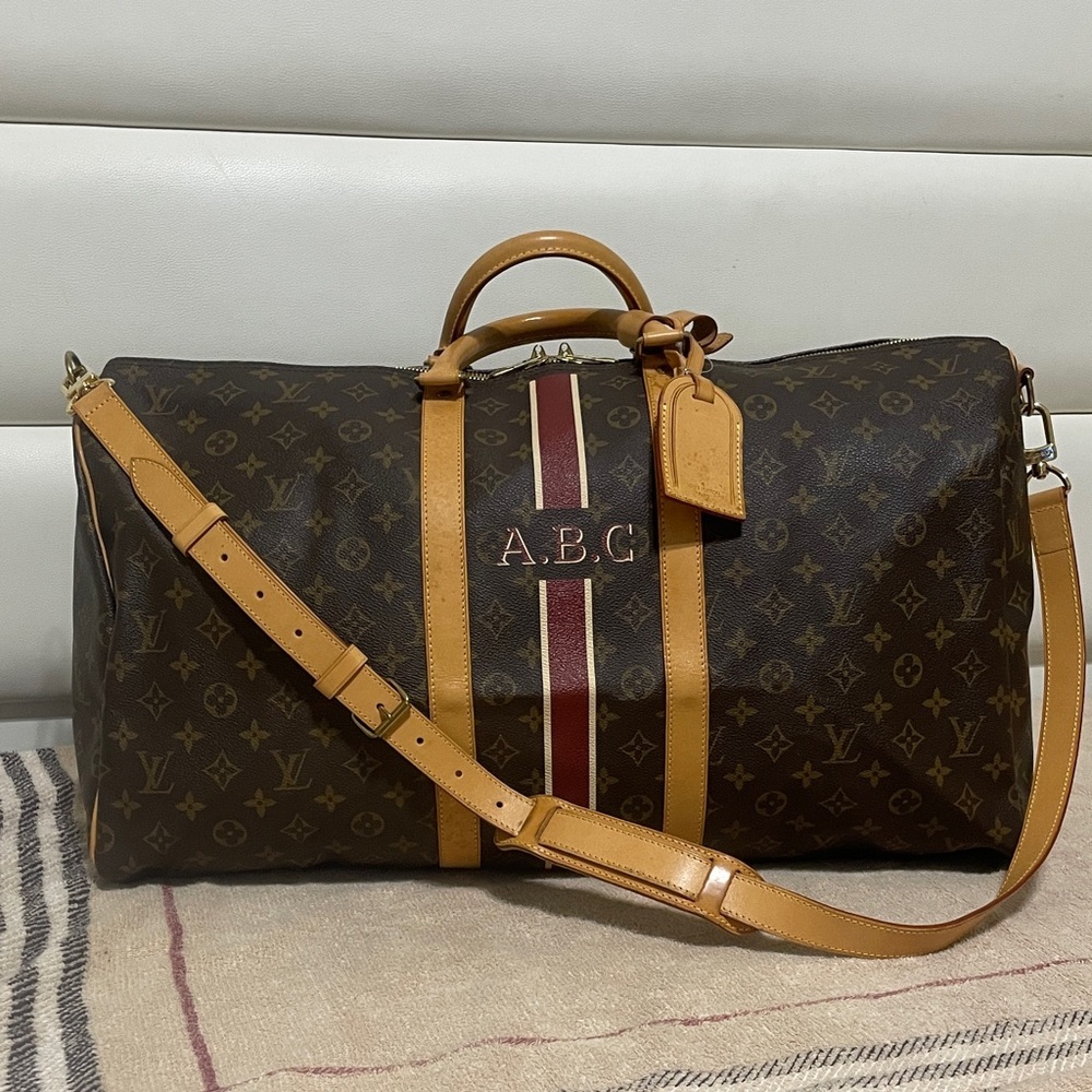 Louis Vuitton Monogram Keepall Bandouliere 55